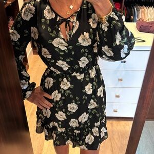 Floral long sleeve dress